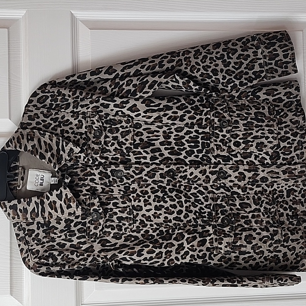 Animal print jacket